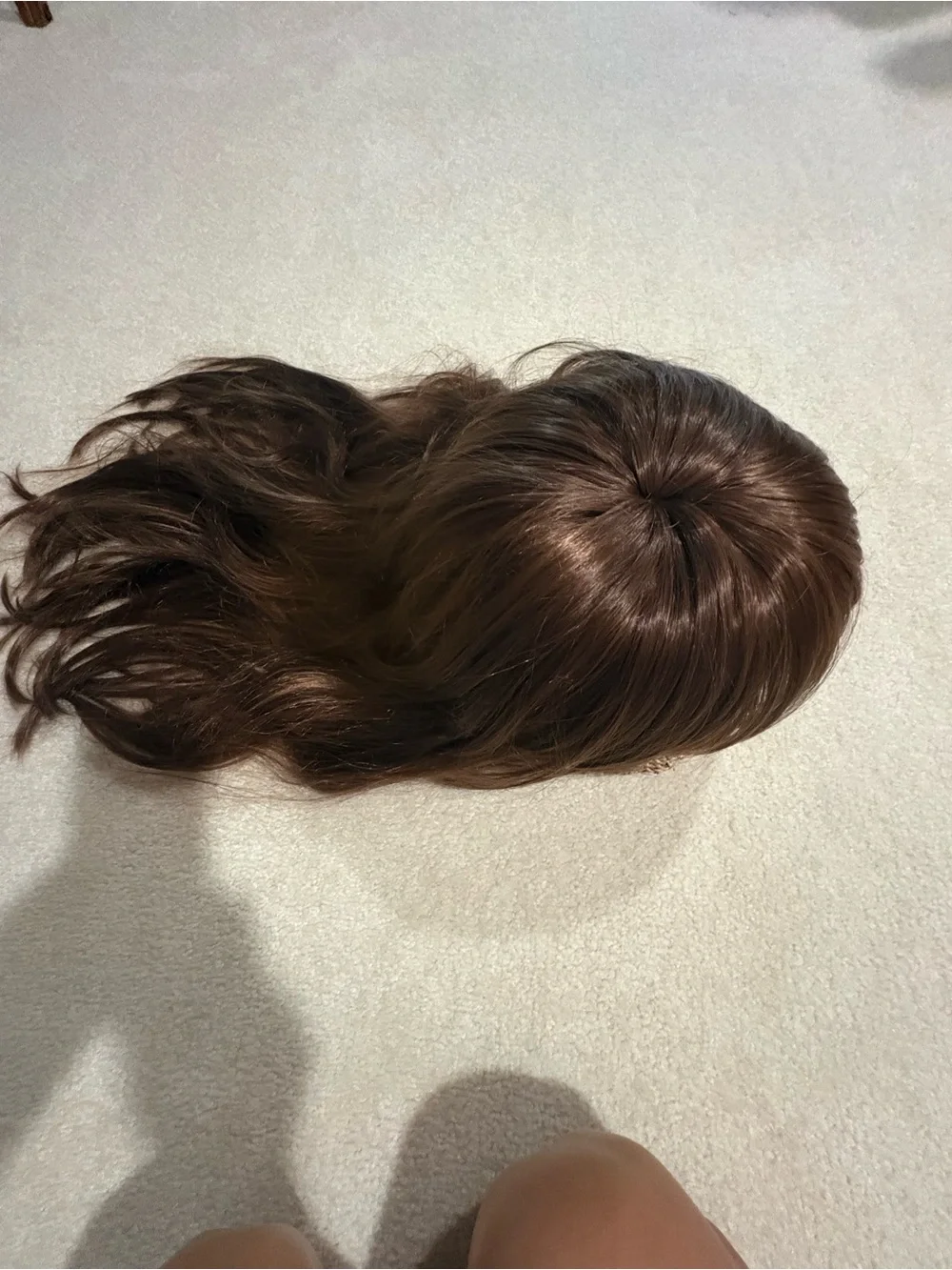 Chestnut Brown Clip-In Fringe Hairpiece for Women - Unbranded